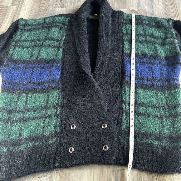 The Gold Label Designer Collection Mohair Vintage 1980 Unisex Cardigan Size L - Picture 7 of 12